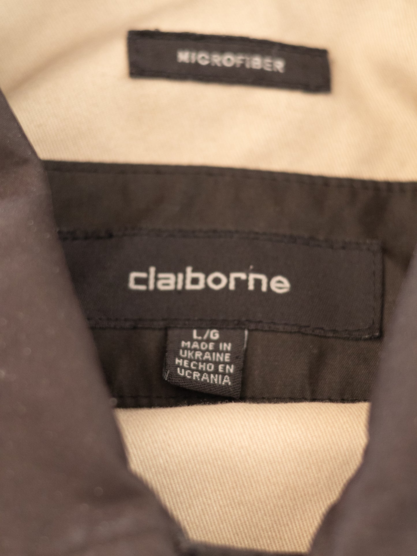 Claiborne Microfiber Bomber Jacket Reworked