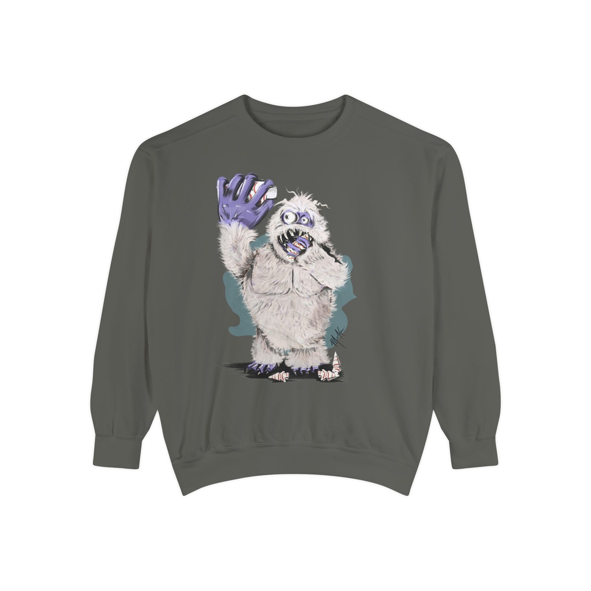 Snow Monster Comfort Colors Crew