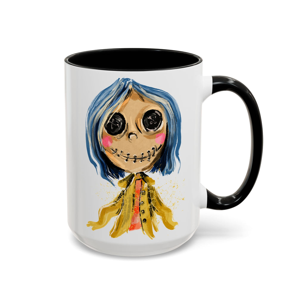 Button Girl Mug