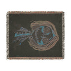 Button Eyes Woven Blanket