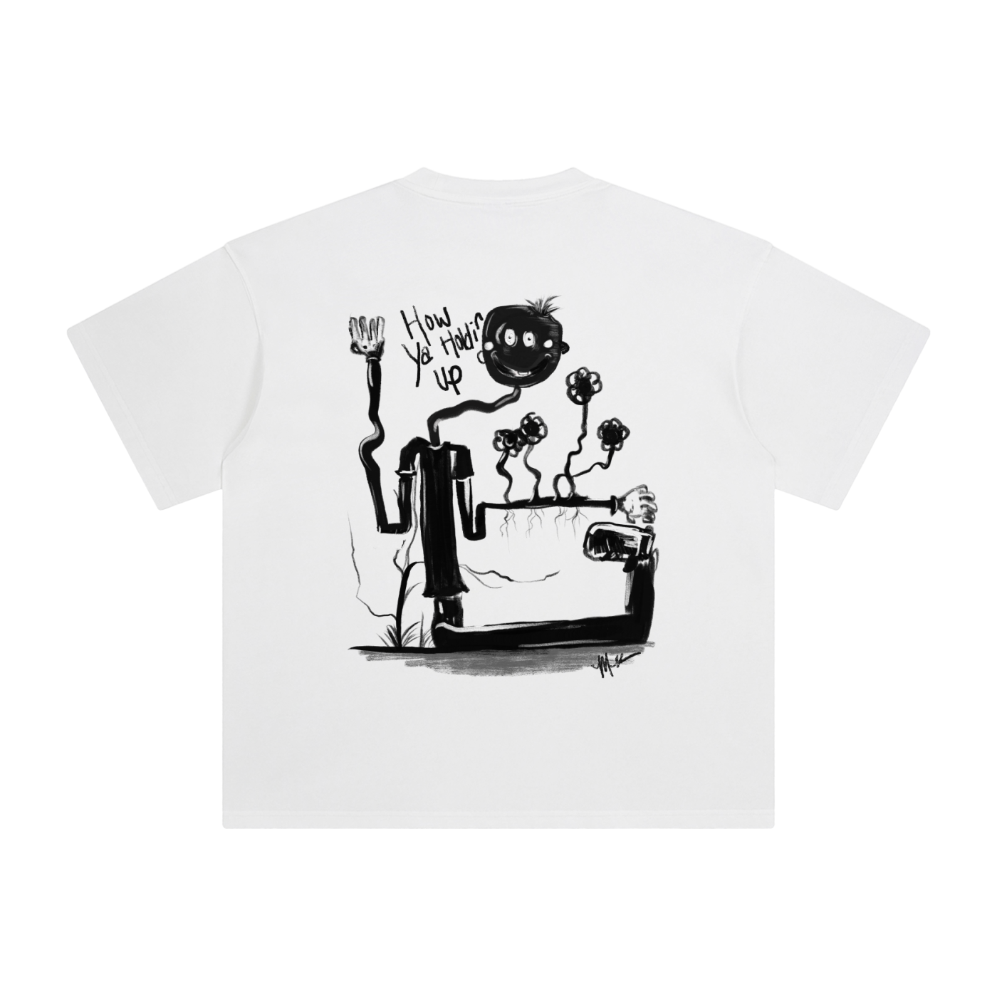 How Ya Holdin Up Enzyme Washed T-Shirt