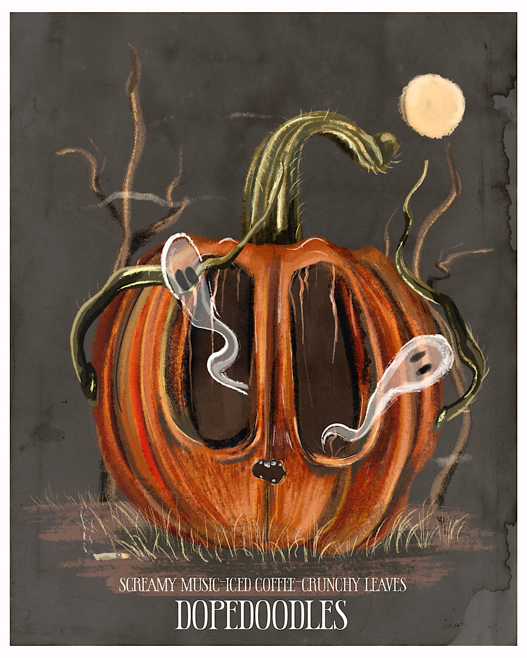 Screamy Music Print 11x14