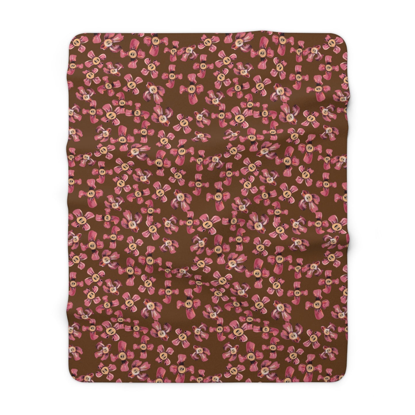 FLWR Sherpa Fleece Blanket 60x80