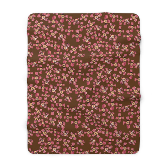 FLWR Sherpa Fleece Blanket 60x80