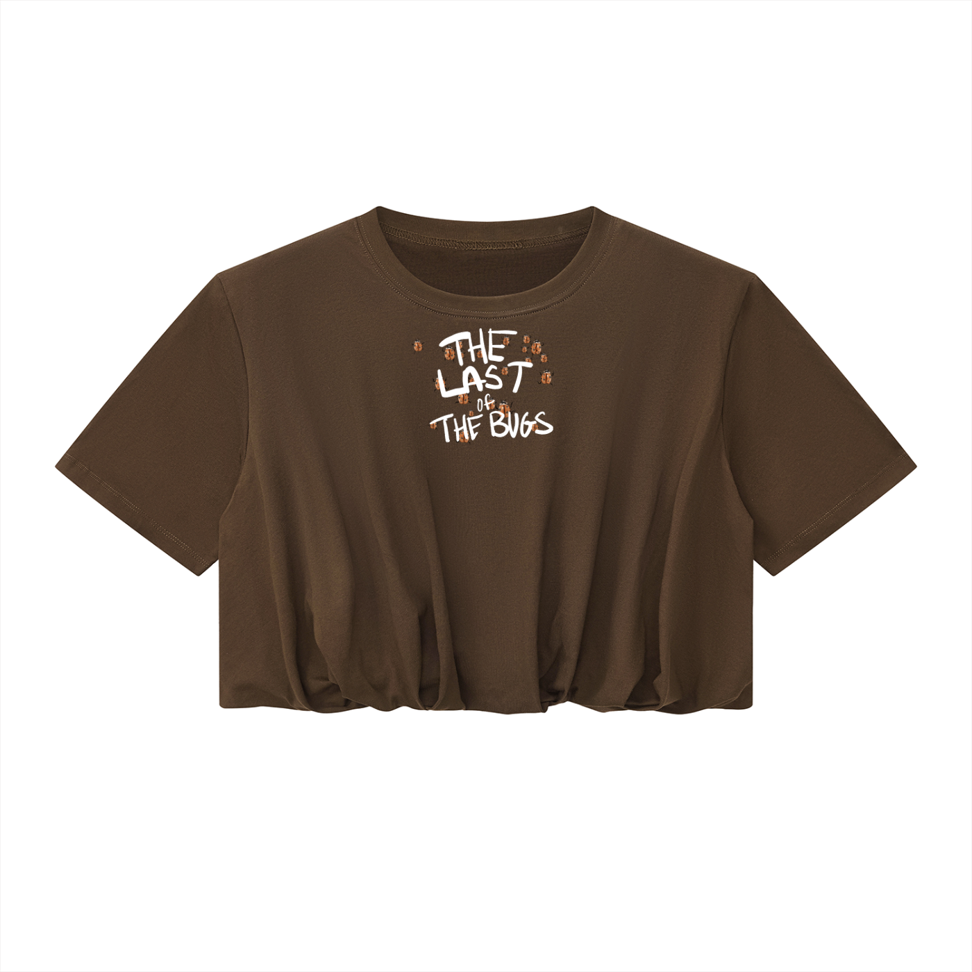 Women’s Crop Bubble Hem T-Shirt