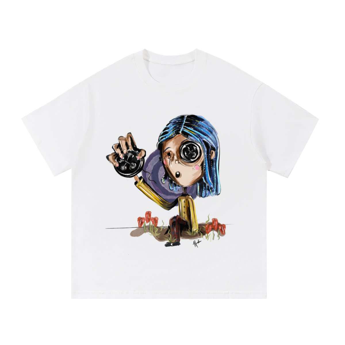 Lost Button Essential Cotton T-Shirt