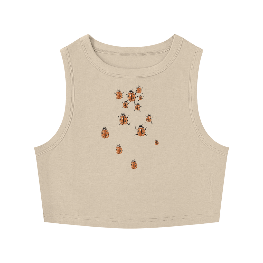 Women's Tight Crewneck Crop Tank Top