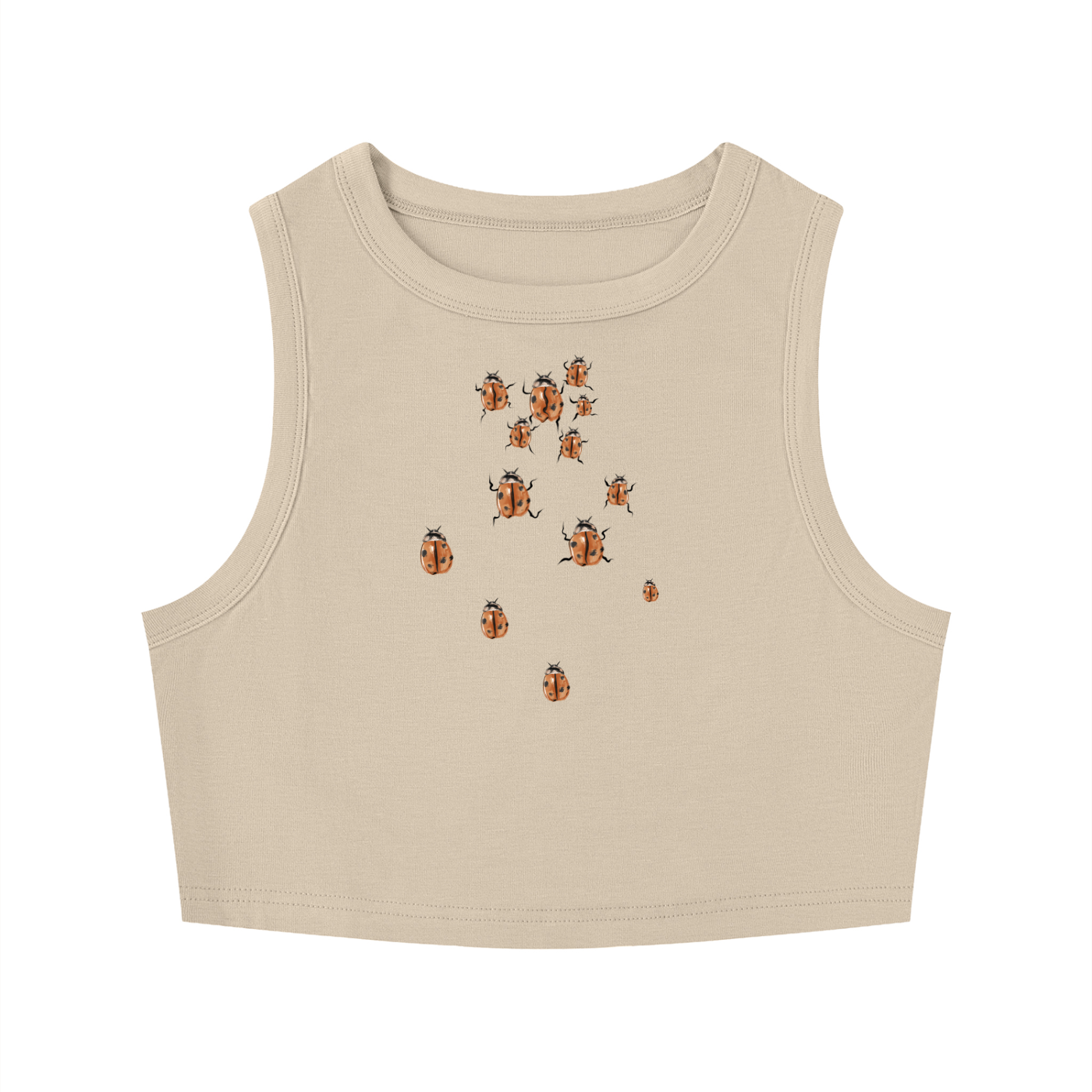 Women's Tight Crewneck Crop Tank Top