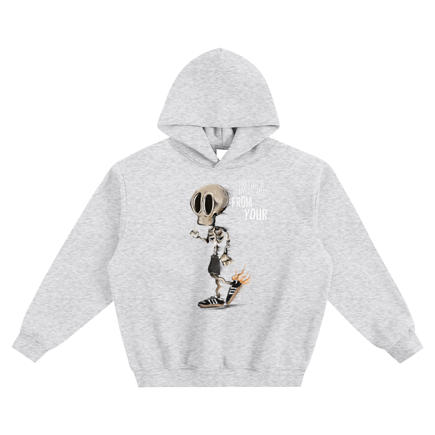 Run Fleeced Boxy Hoodie