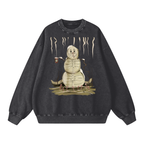 Snow Washed Oversized Sweatshirt