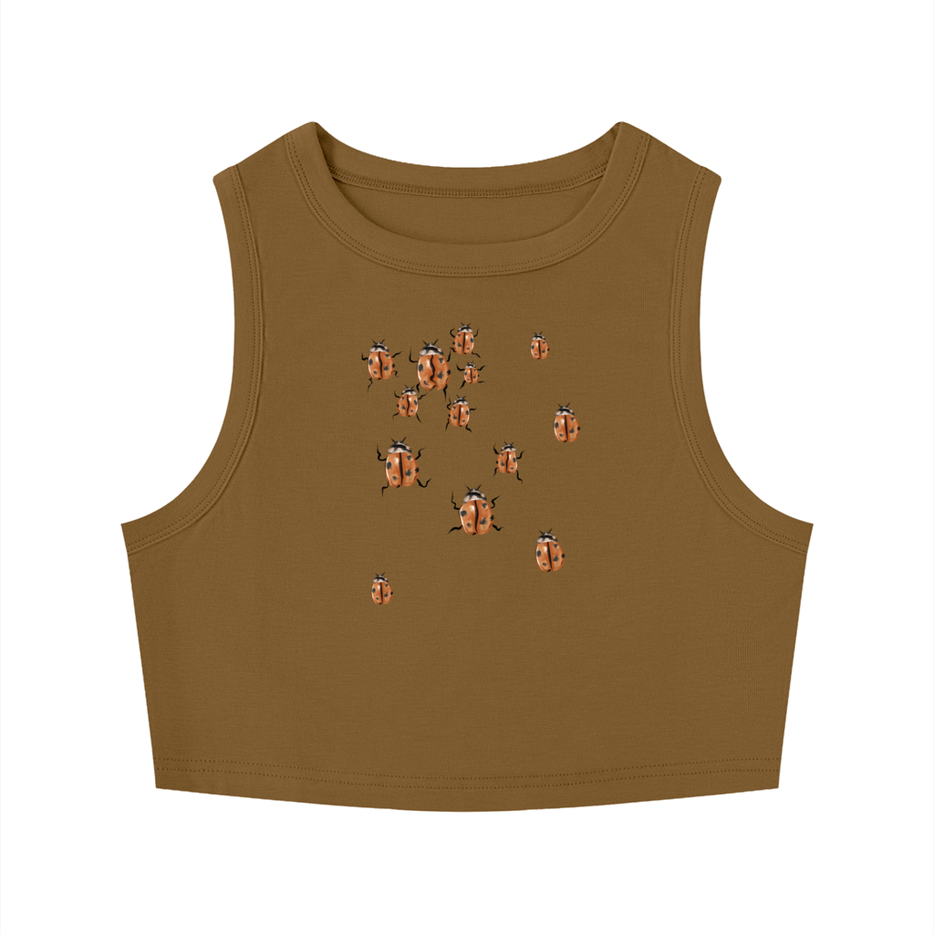 Women's Tight Crewneck Crop Tank Top
