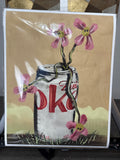 Diet Coke Flwr Print