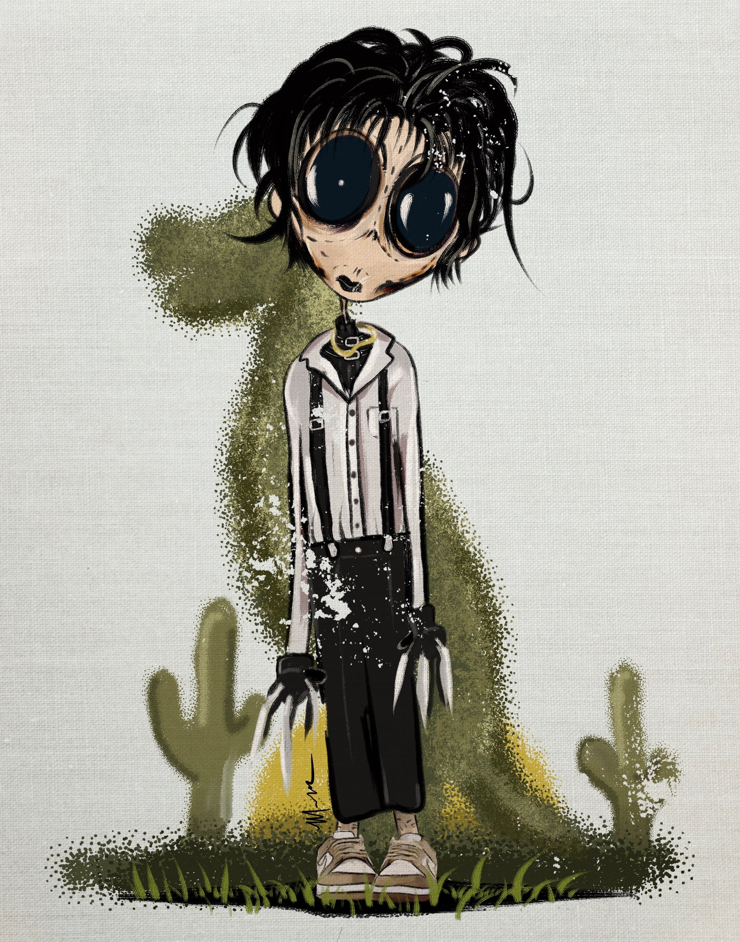 Scissor hands 8x10