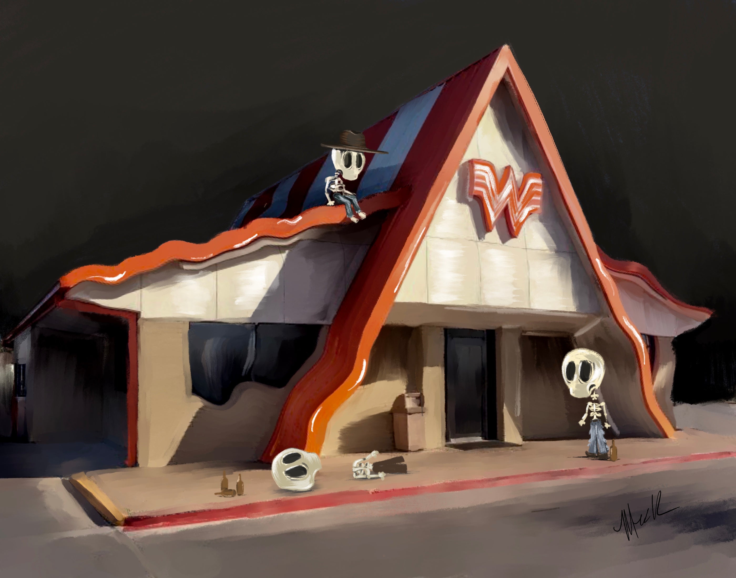 WhataNight Print 11x14