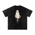 Ghostly Oversized Cotton T-Shirt