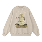 Snow Washed Oversized Sweatshirt