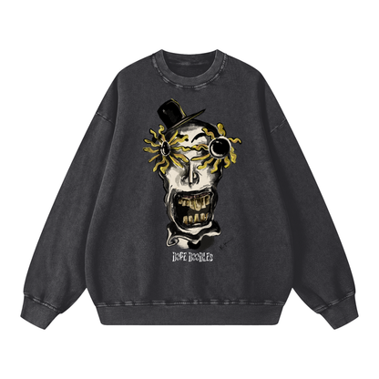 That’s Art Snow Washed Oversized Sweatshirt