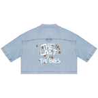 Women's Vintage Wash Boxy Cropped Shirt