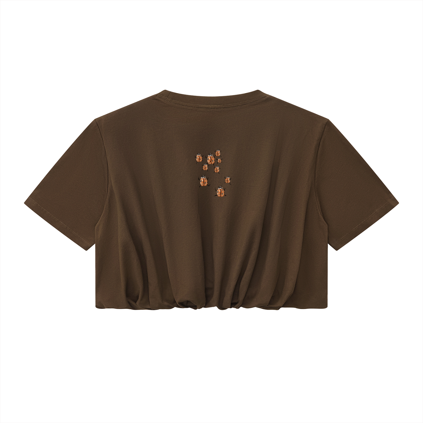 Women’s Crop Bubble Hem T-Shirt