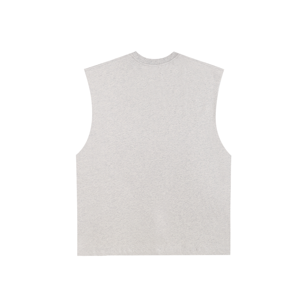 Beholder Raw Edge Cotton Tank Top