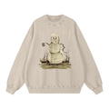 Dead Inside Snow Washed Oversized Sweatshirt