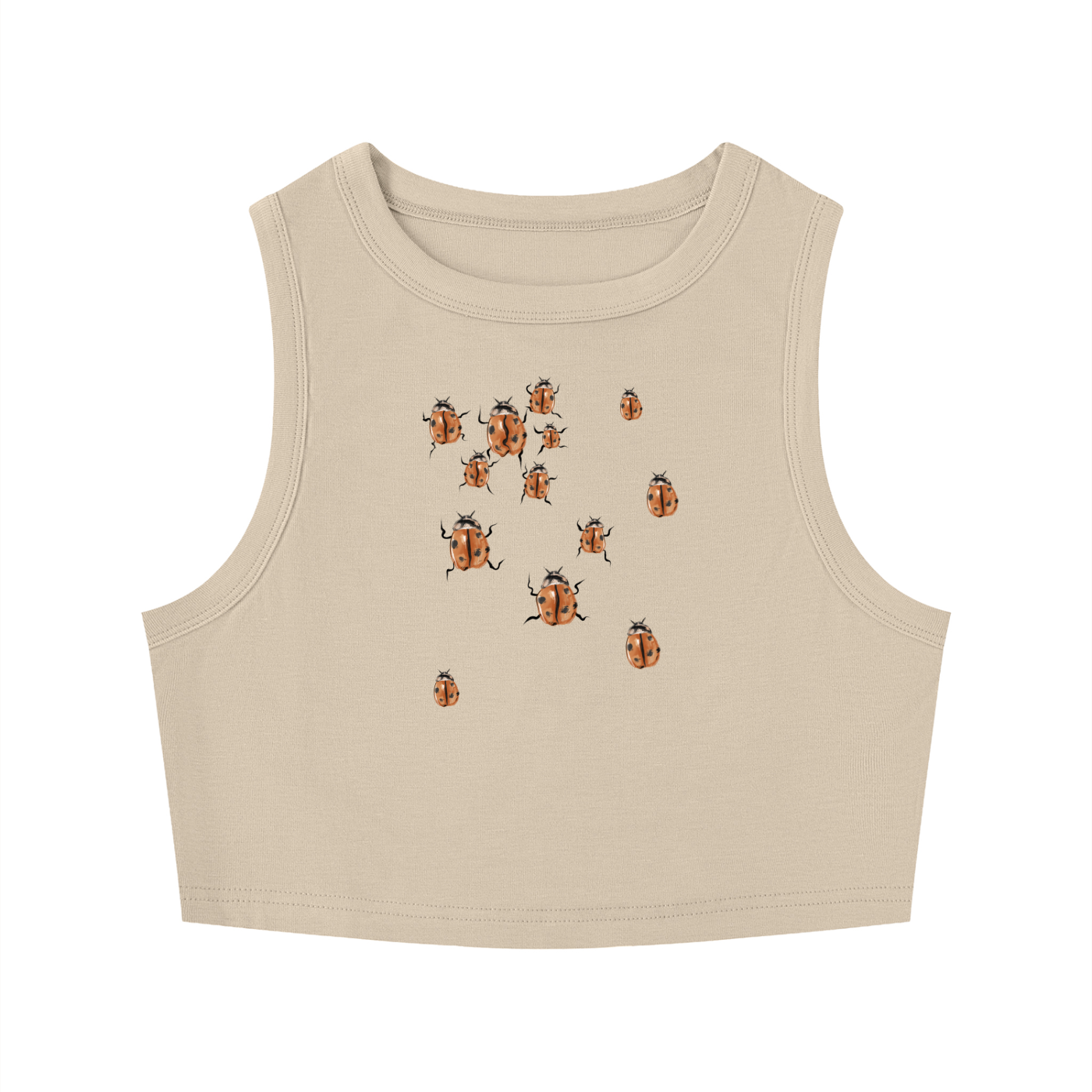 Women's Tight Crewneck Crop Tank Top